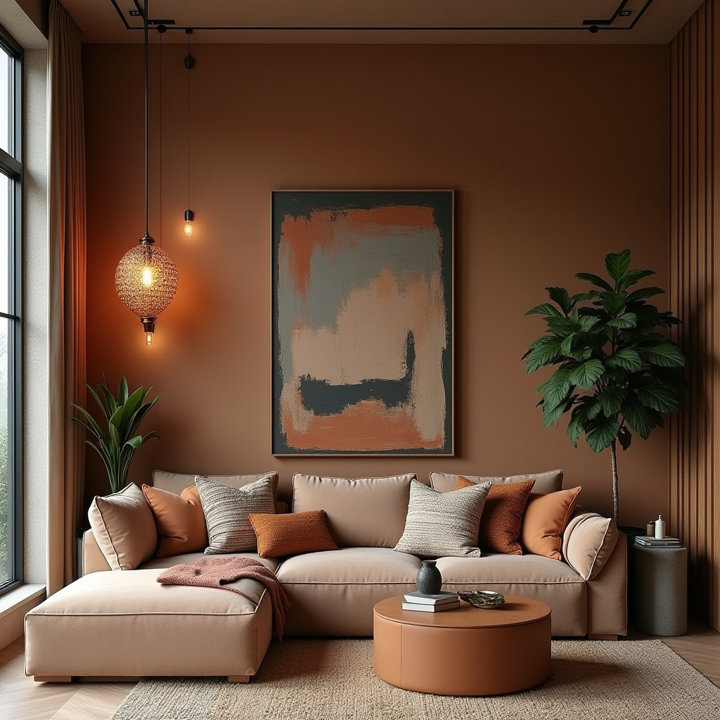 boho modern living room 3