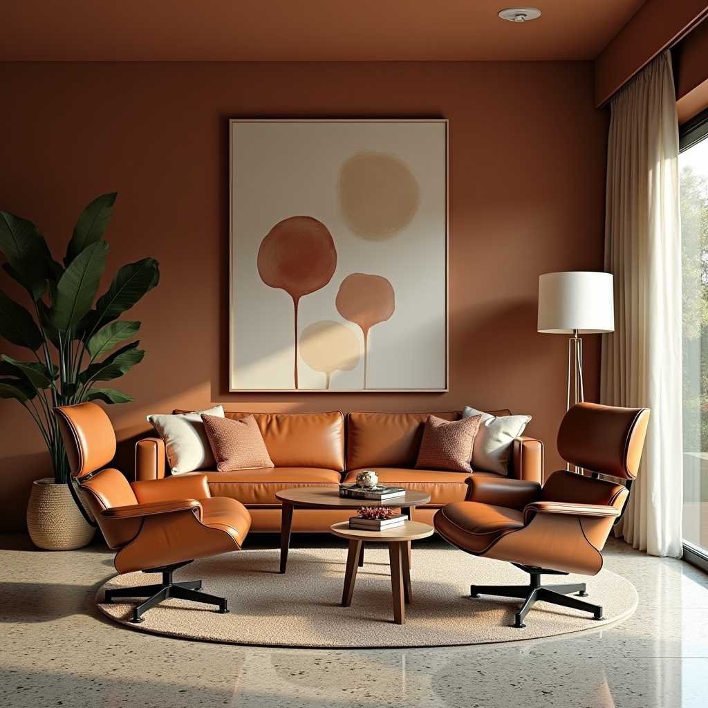 boho modern living room 36