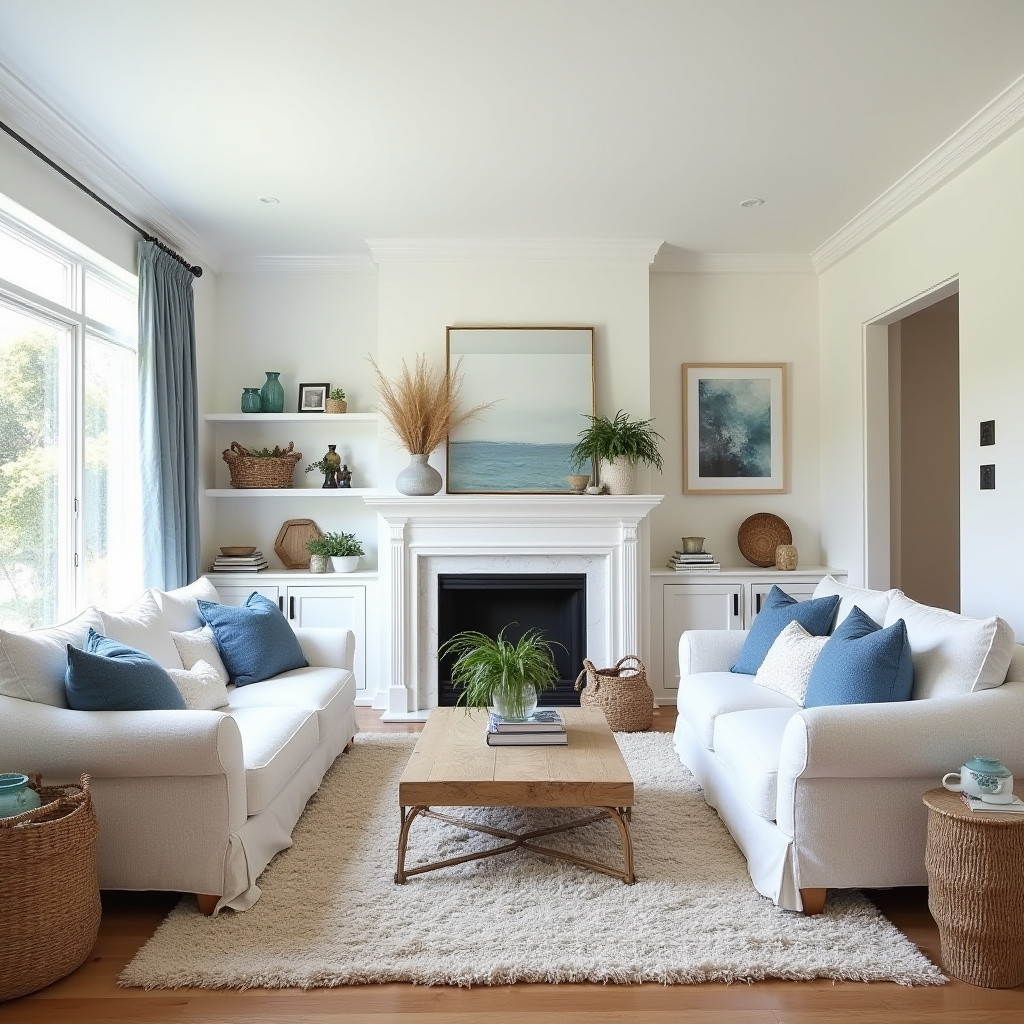 boho modern living room 38