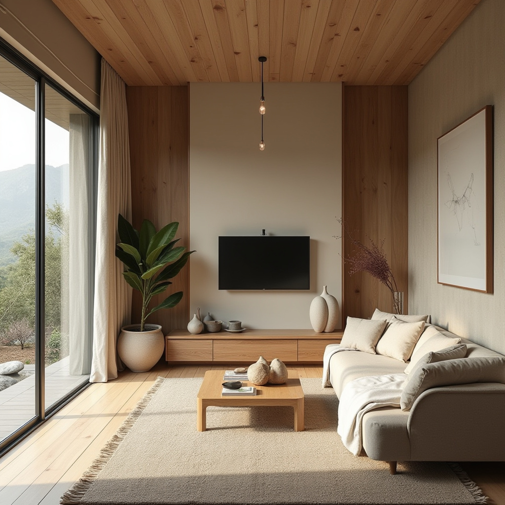 boho modern living room 39
