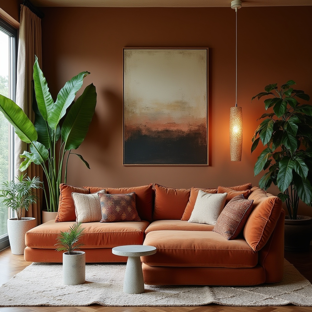boho modern living room 4