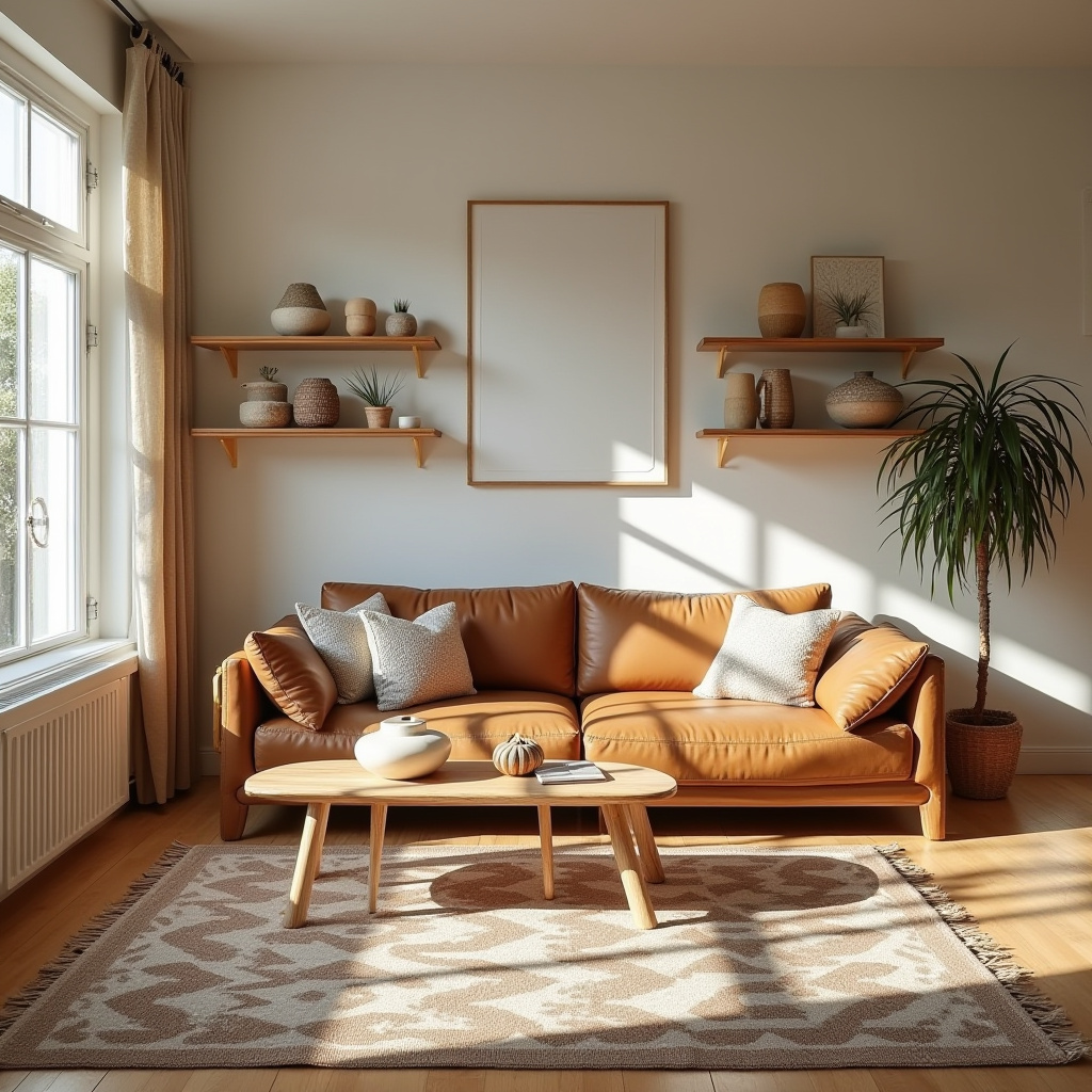 boho modern living room 6