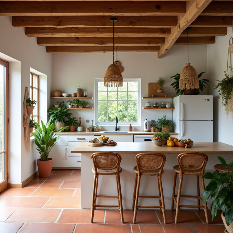 boho open kitchen 1
