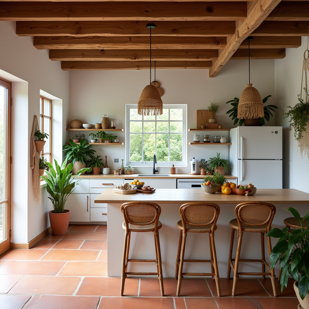 boho open kitchen 1