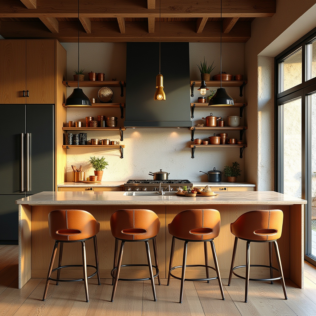boho open kitchen 10