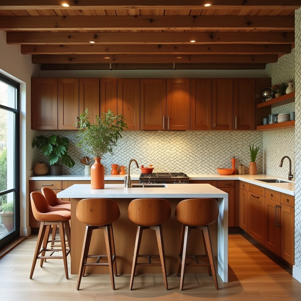 boho open kitchen 19