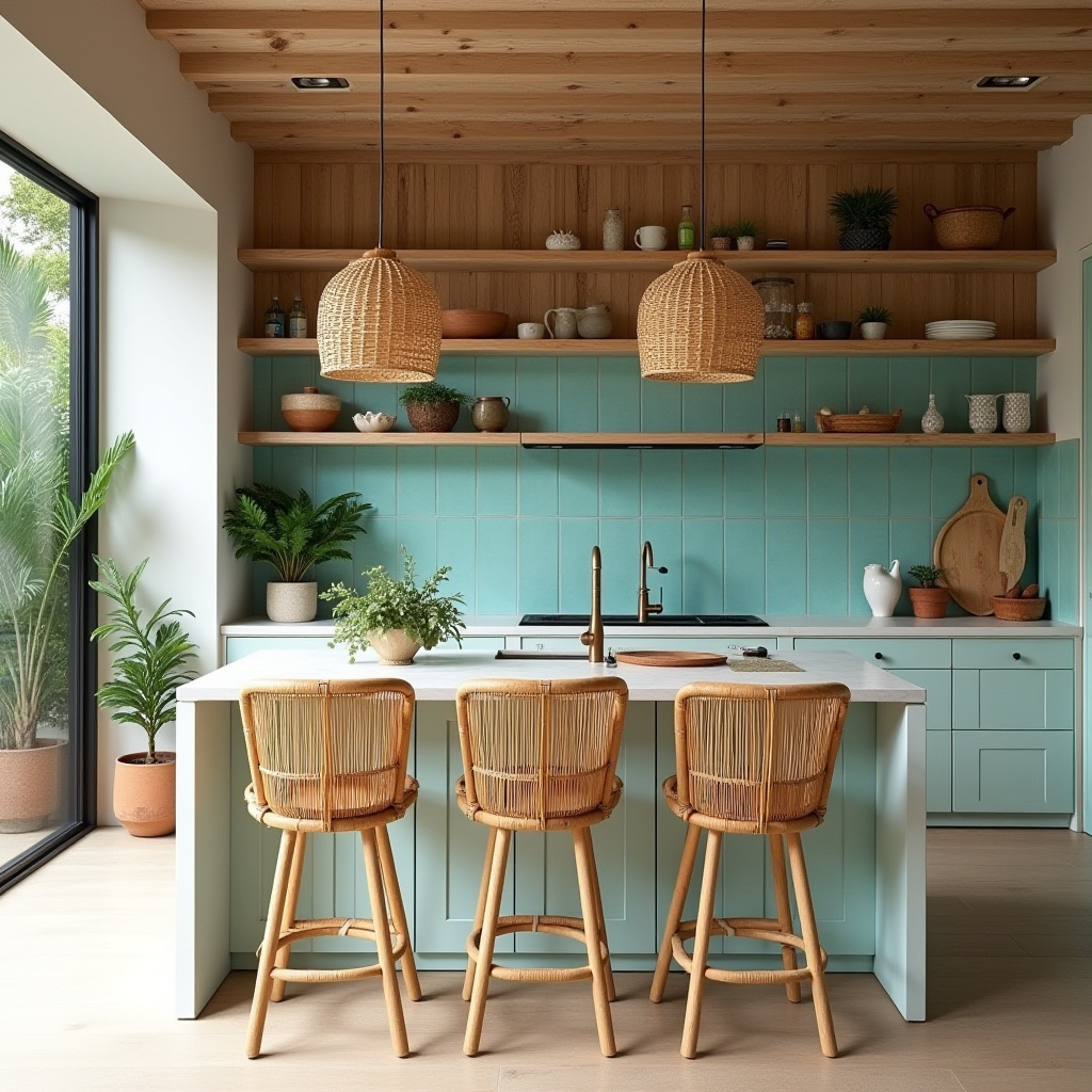boho open kitchen 21