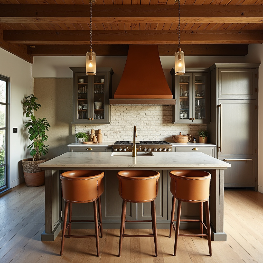 boho open kitchen 23
