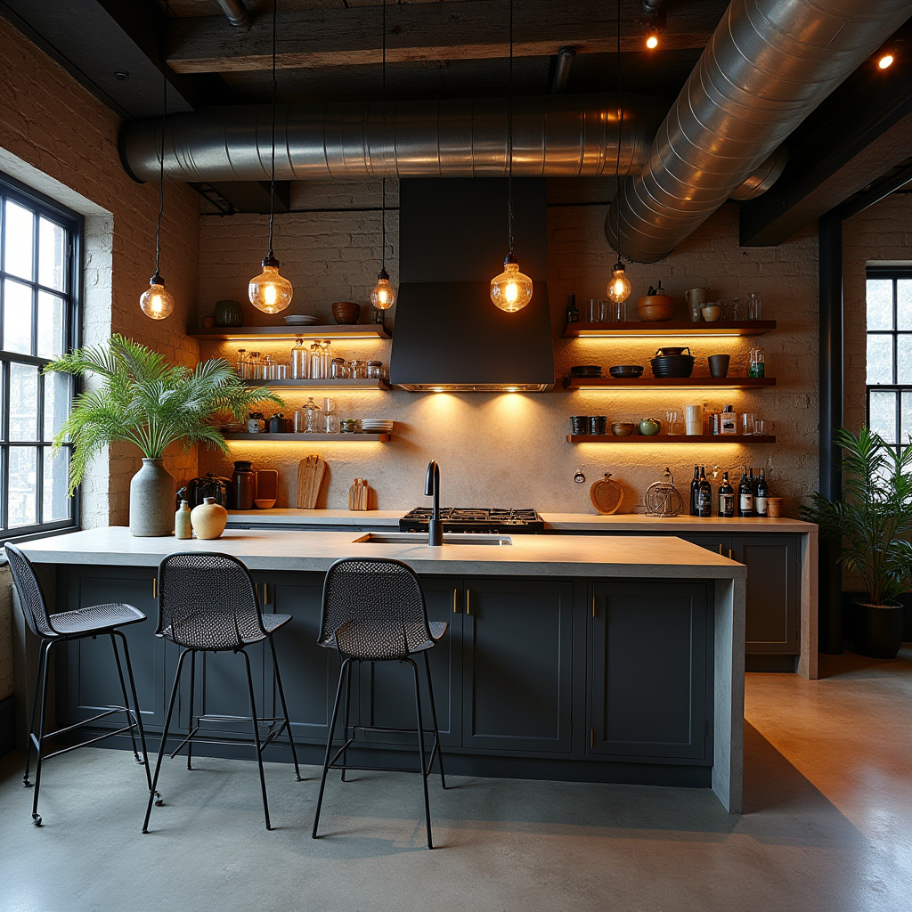 boho open kitchen 30