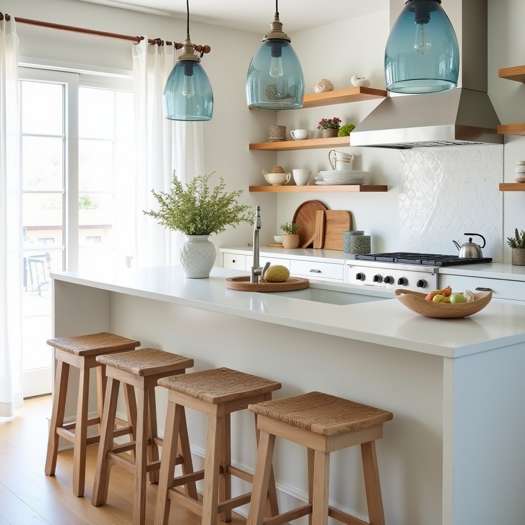 boho open kitchen 32