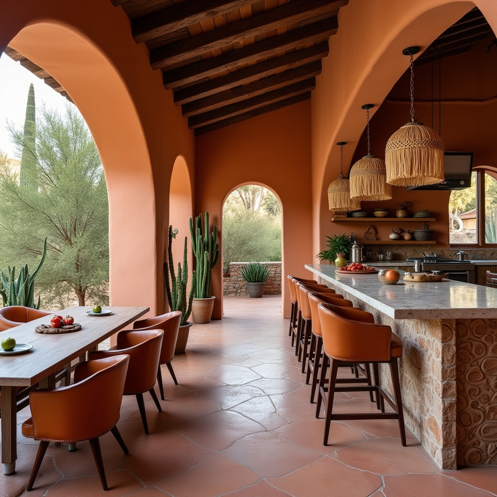 boho open kitchen 38