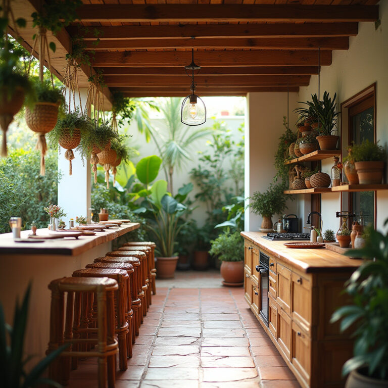 boho outdoor kitchen 1