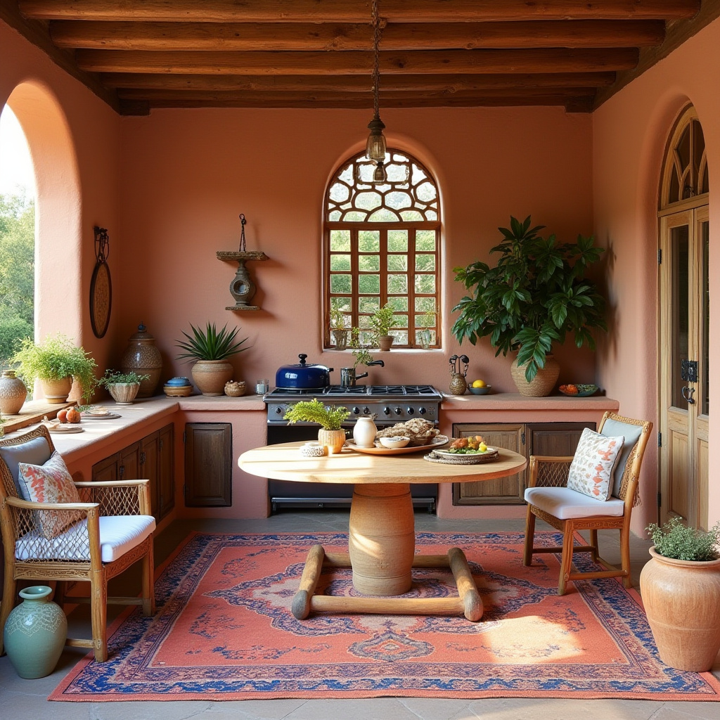 boho outdoor kitchen 12