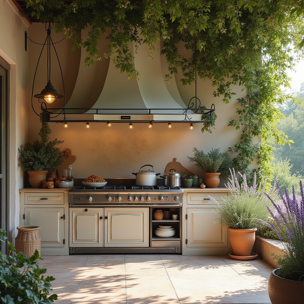 boho outdoor kitchen 20