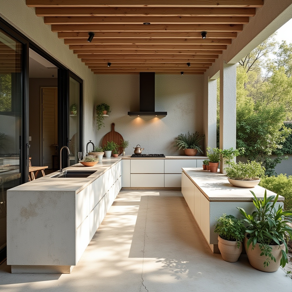 boho outdoor kitchen 21