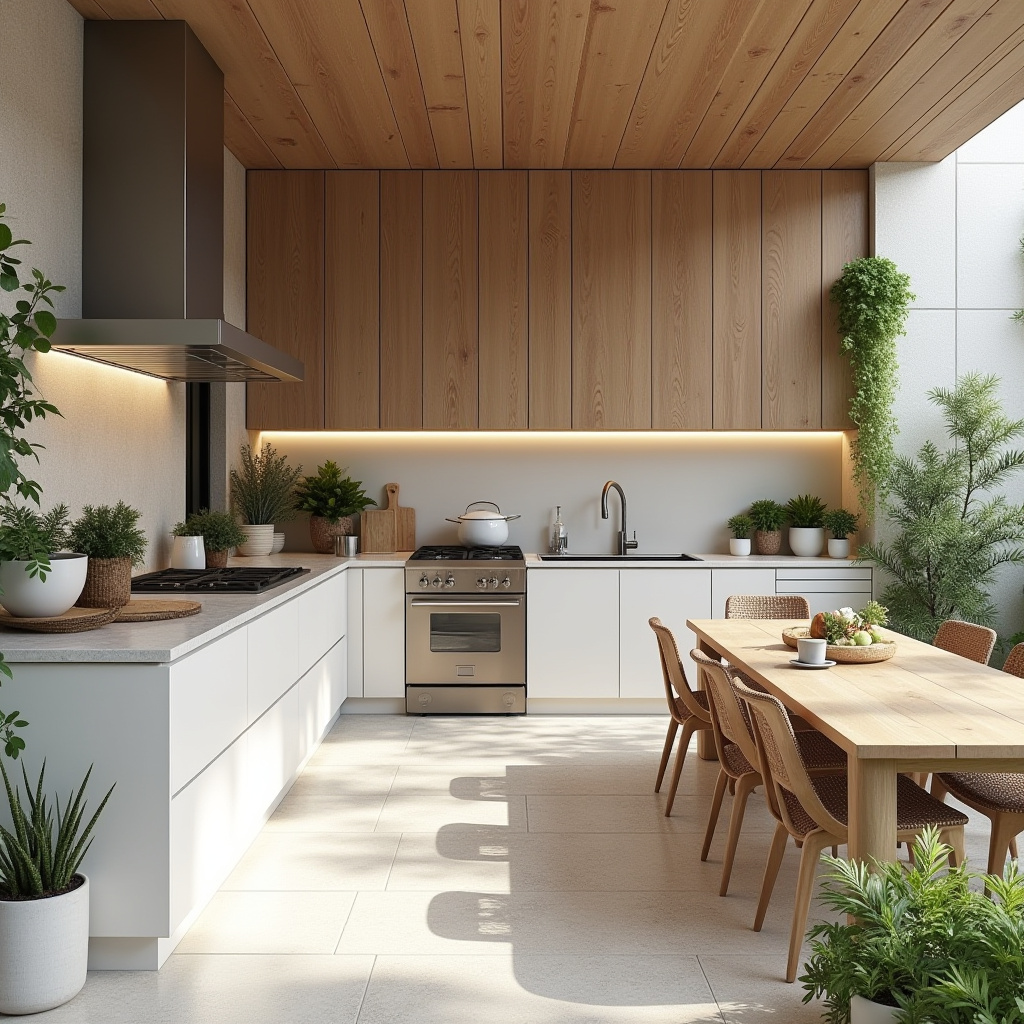 boho outdoor kitchen 22