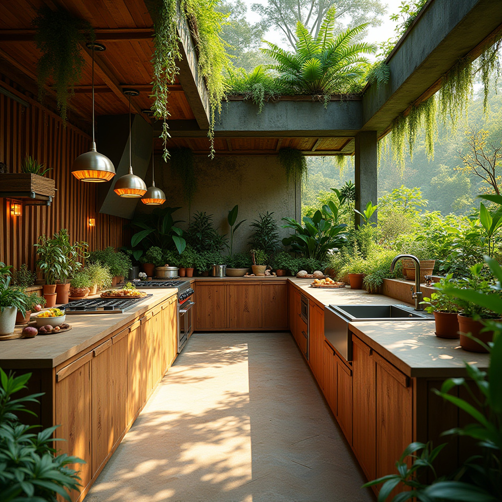 boho outdoor kitchen 24