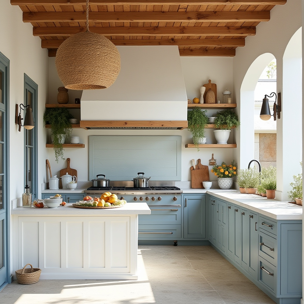 boho outdoor kitchen 25