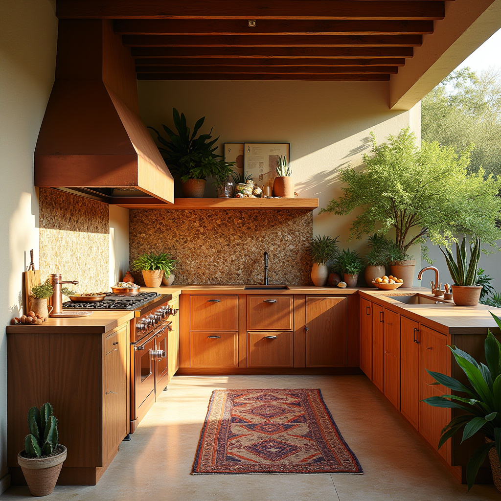 boho outdoor kitchen 3