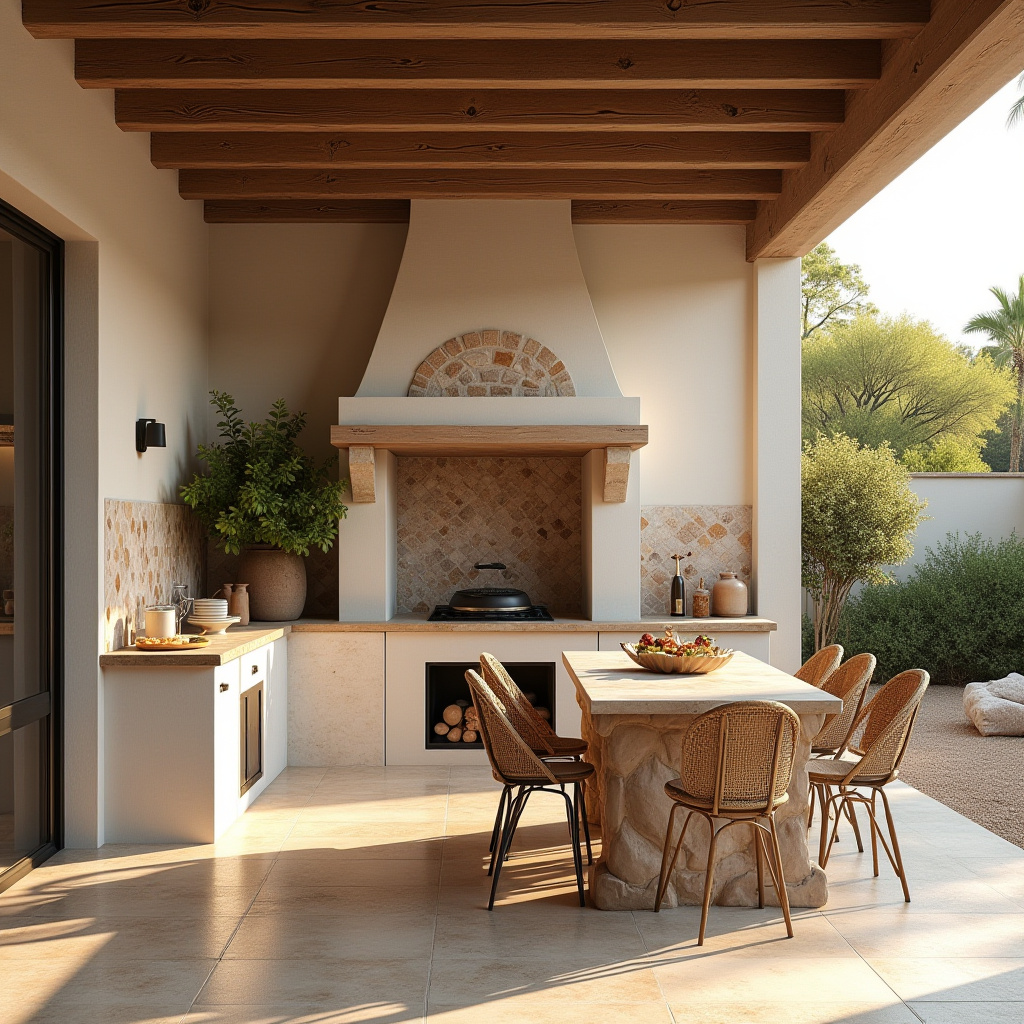 boho outdoor kitchen 7
