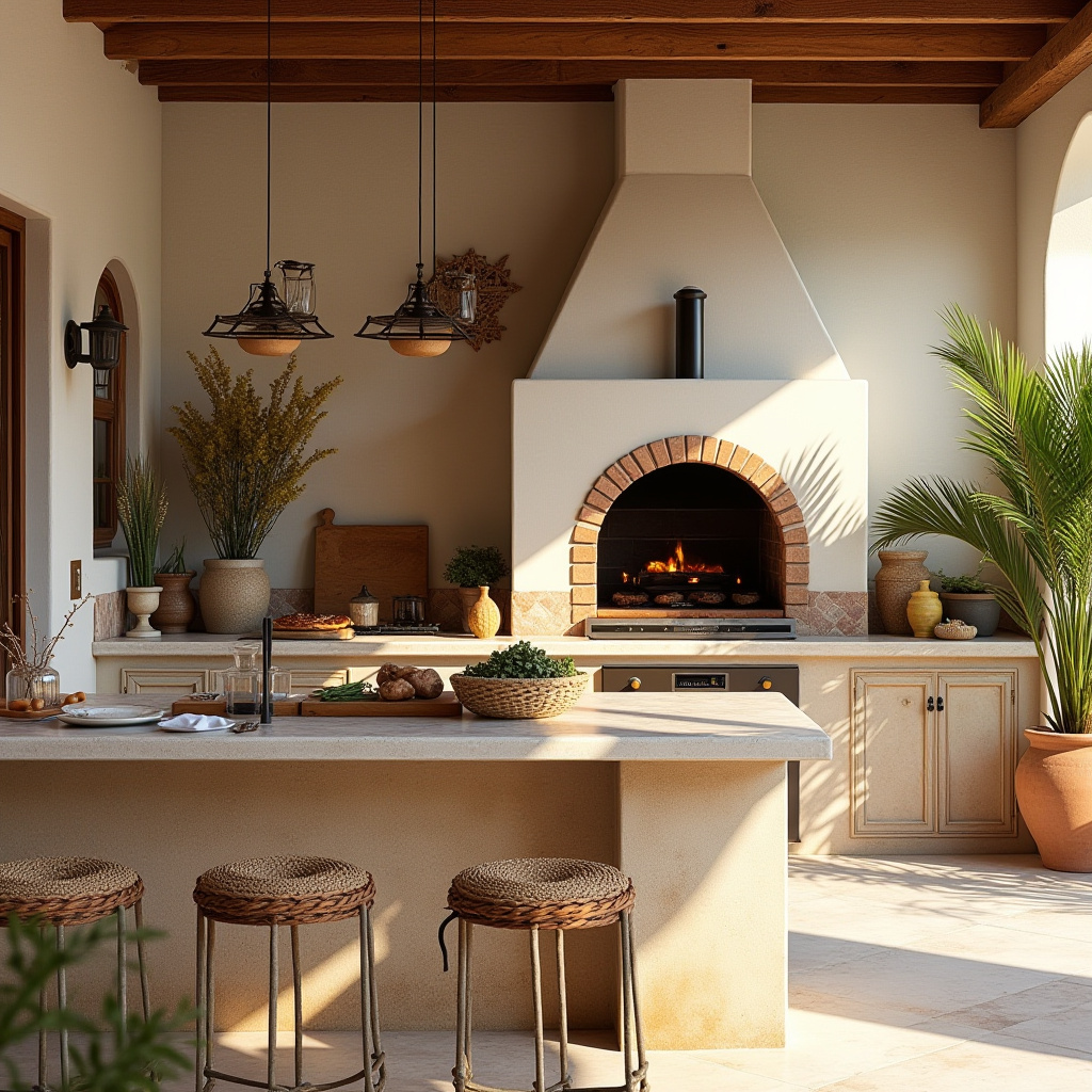 boho outdoor kitchen 8