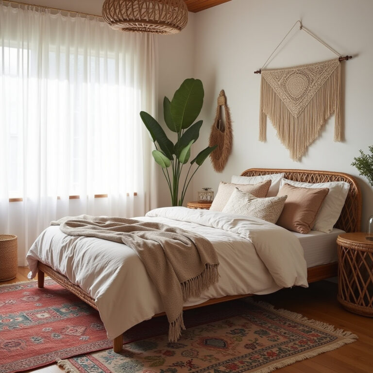 boho style bedroom 1