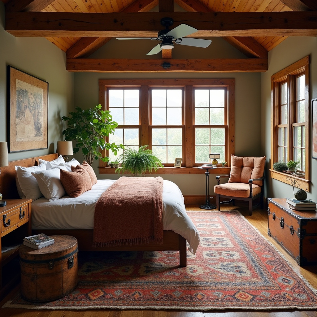 boho style bedroom 12