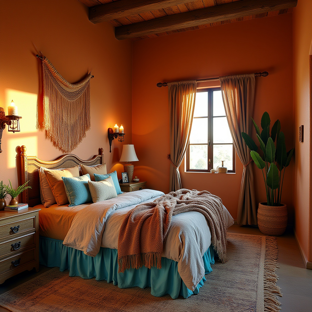boho style bedroom 26