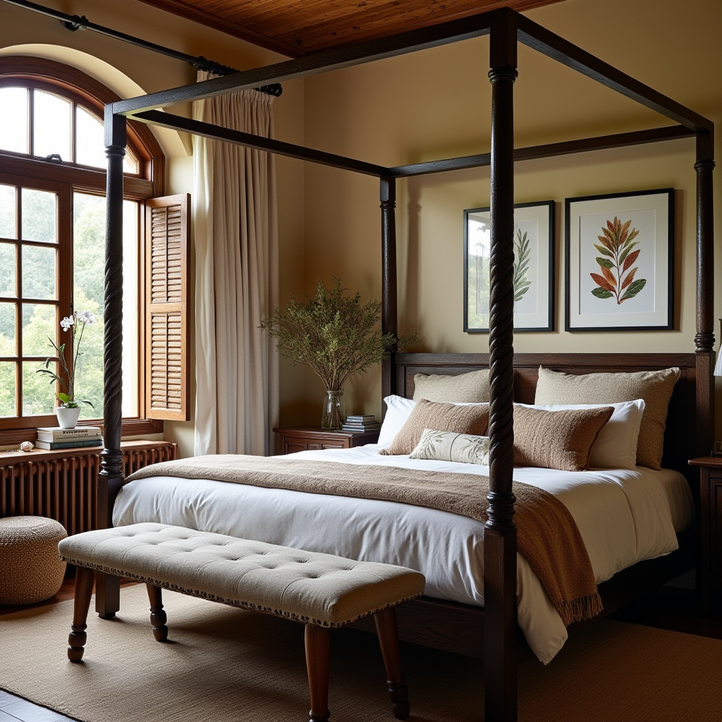 boho style bedroom 32
