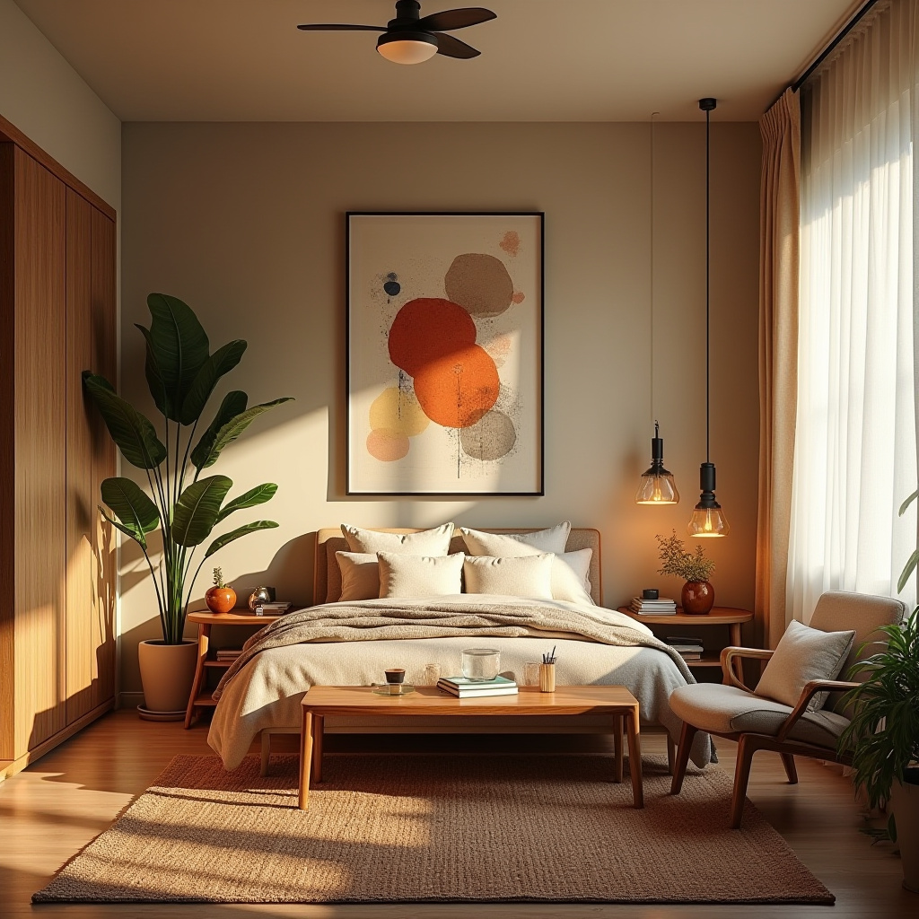 boho style bedroom 40