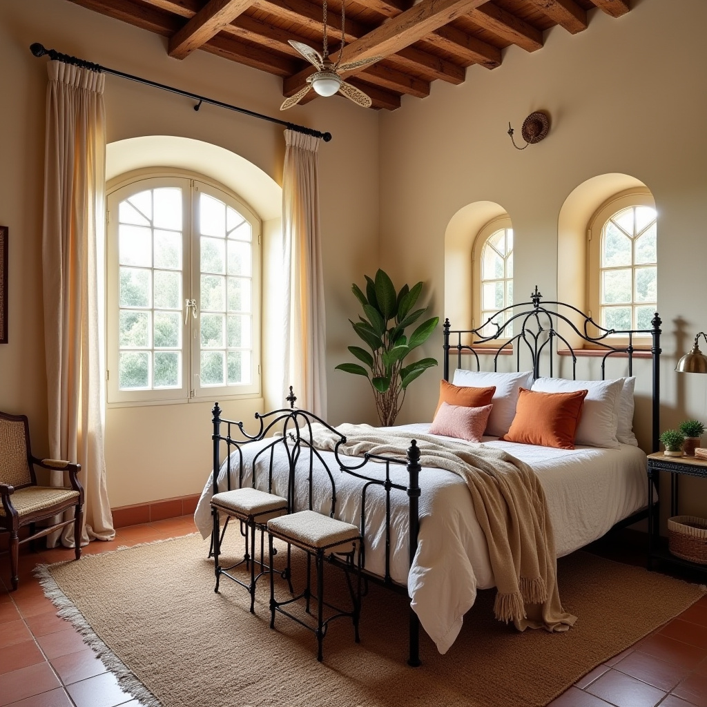 boho style bedroom 8