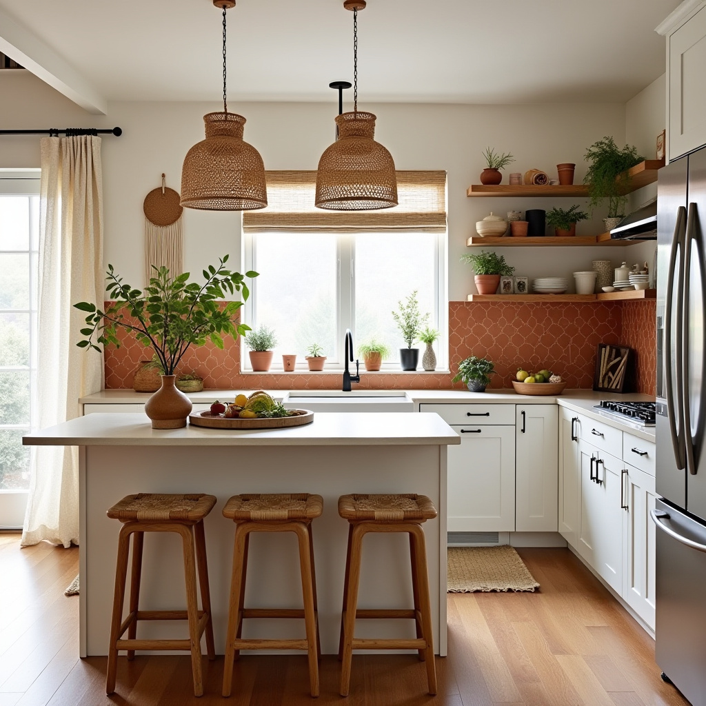 boho style kitchen 1