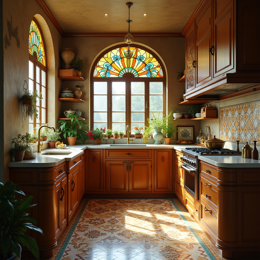 boho style kitchen 21