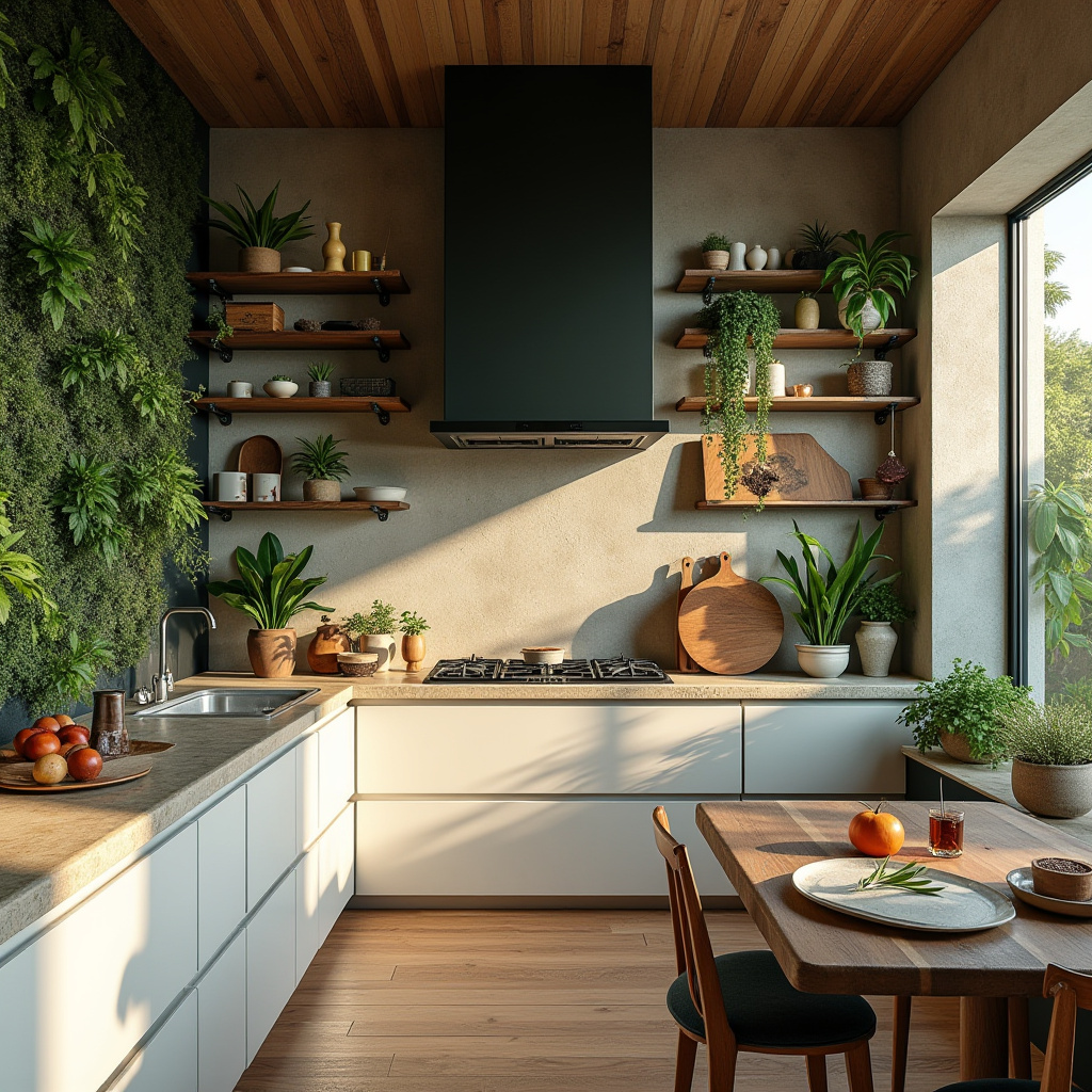 boho style kitchen 24
