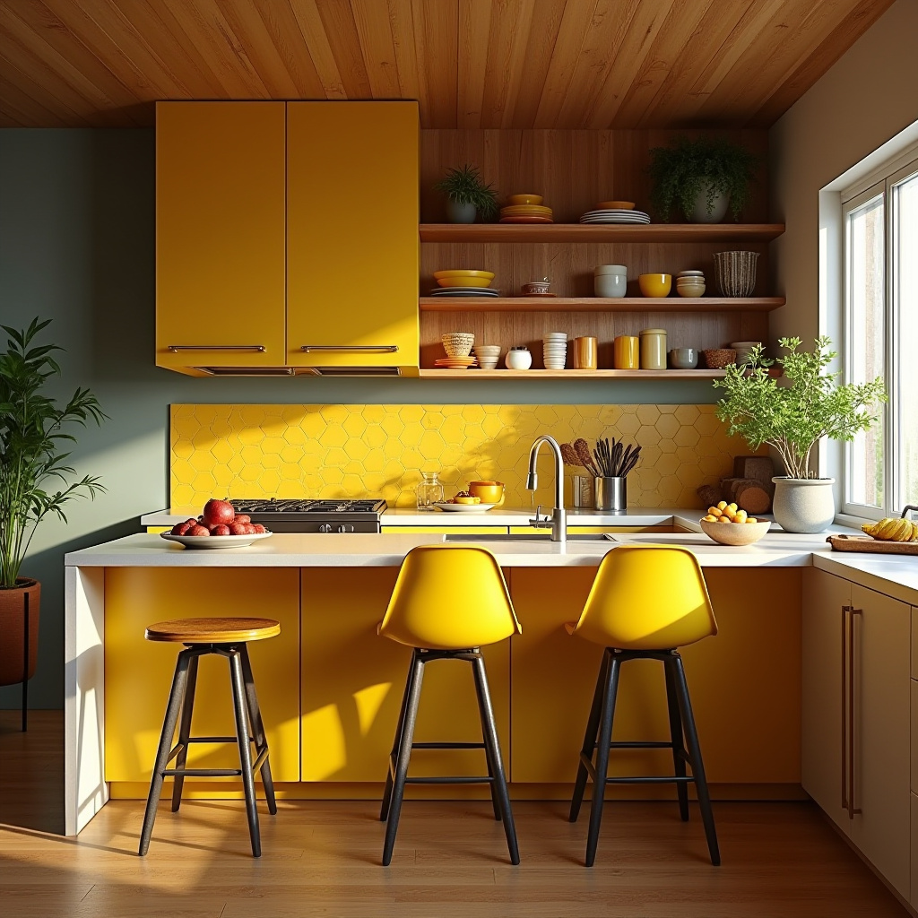 boho style kitchen 27