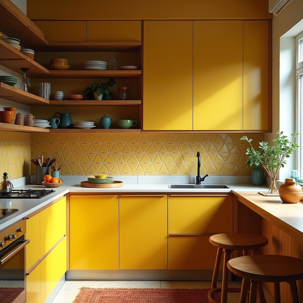boho style kitchen 28