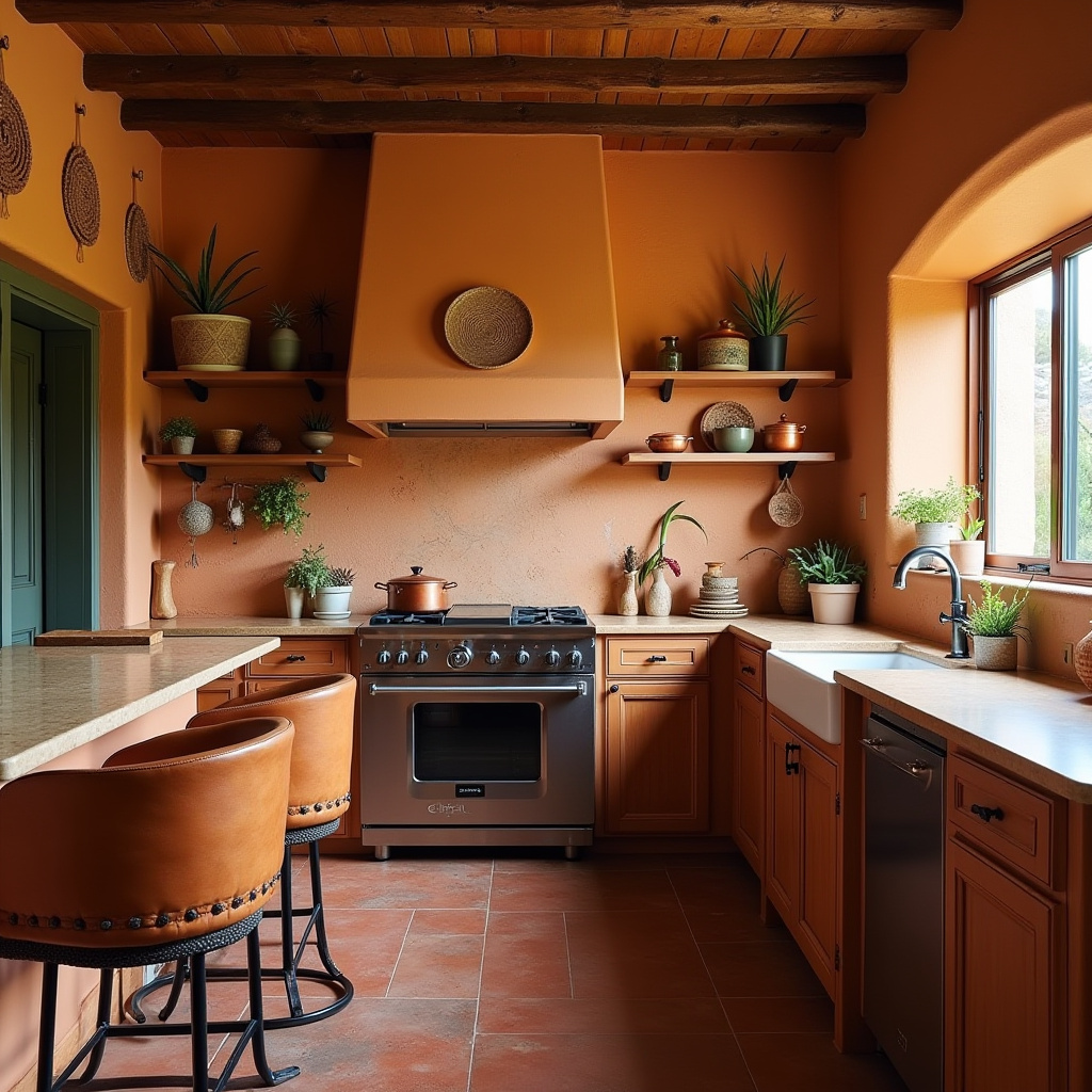 boho style kitchen 29