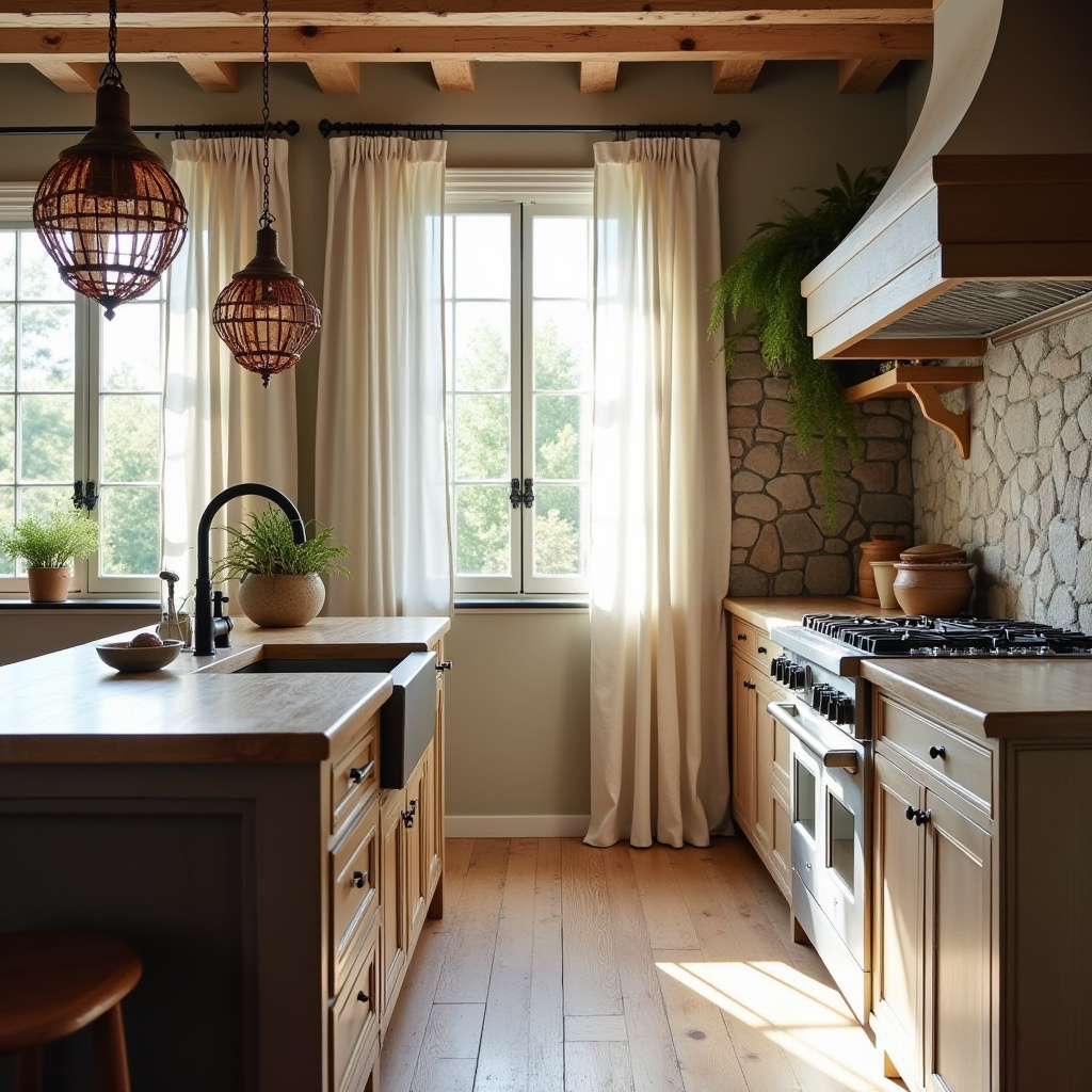 boho style kitchen 37