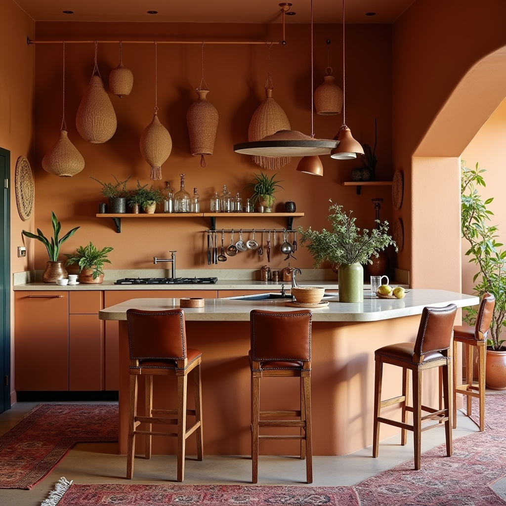 boho style kitchen decor 11