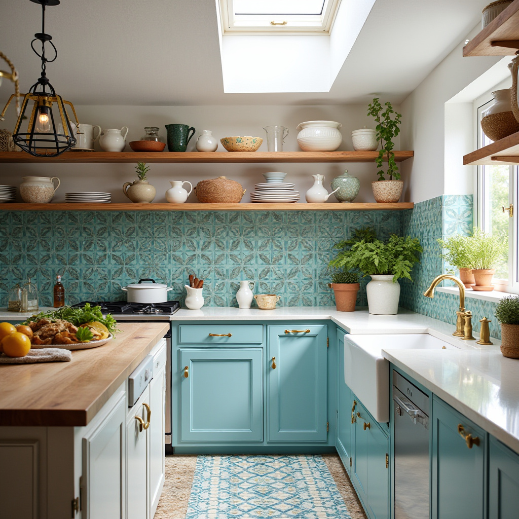 boho style kitchen decor 22
