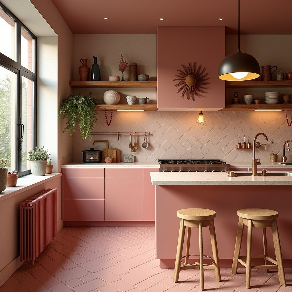 boho style kitchen decor 37