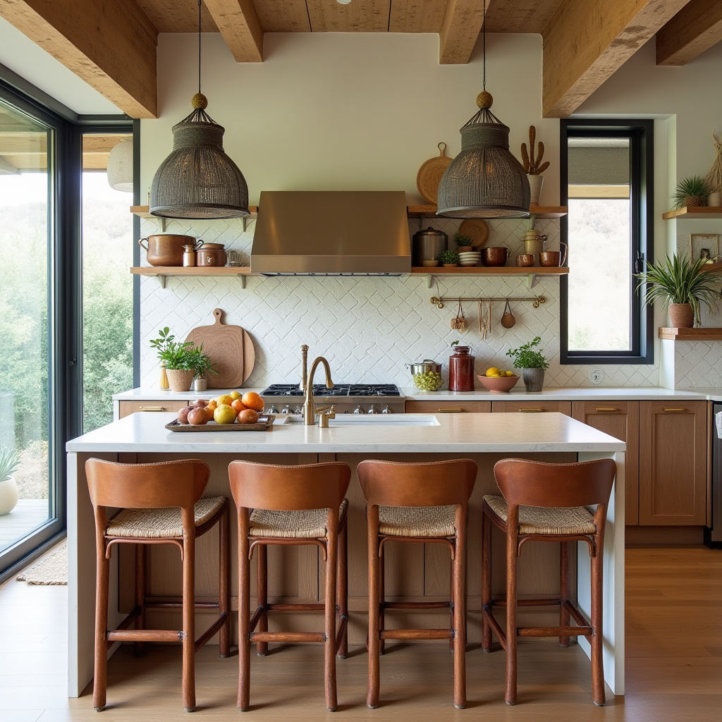 boho style kitchen decor 7
