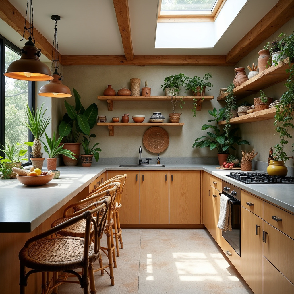 boho style kitchen ideas 6