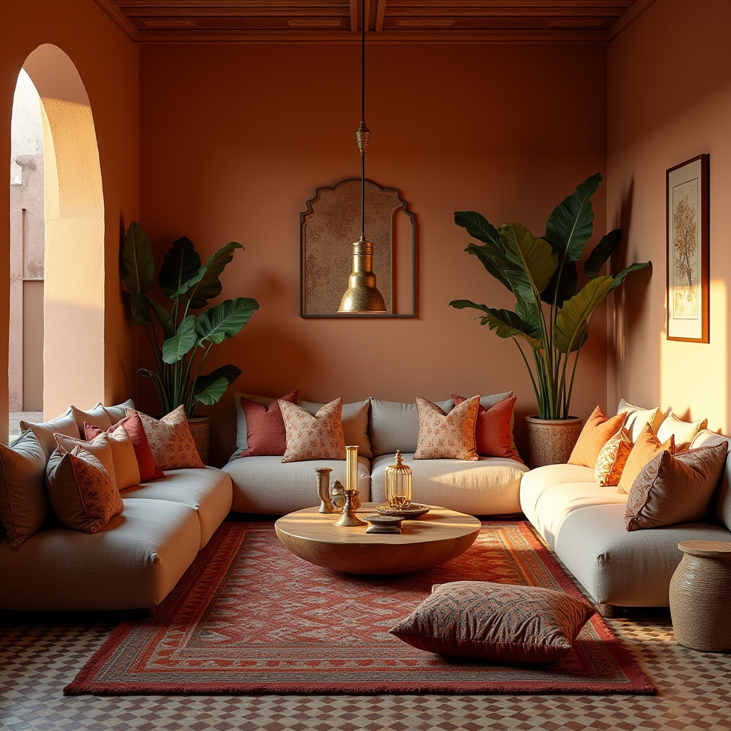 boho style living room 18