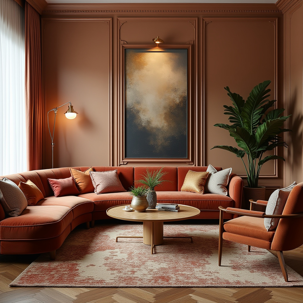 boho style living room 27