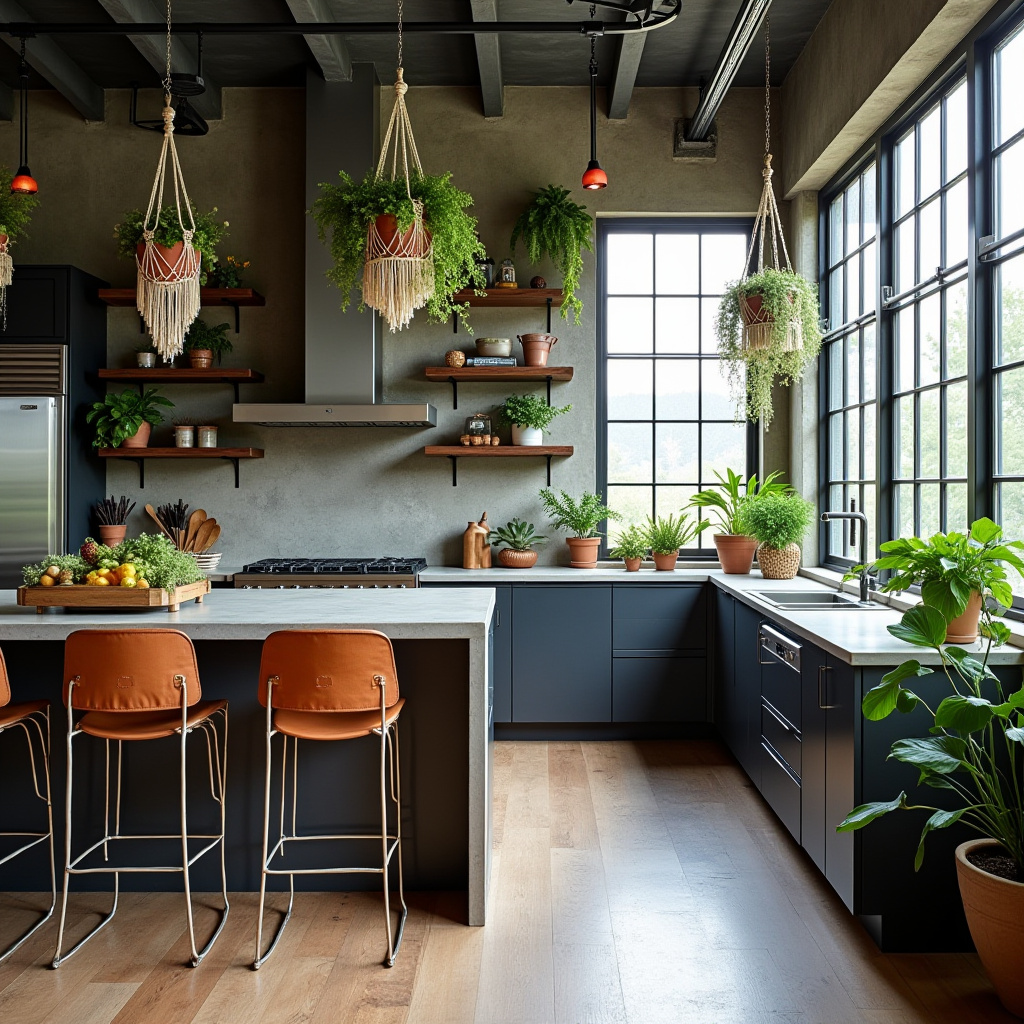 boho theme kitchen 11