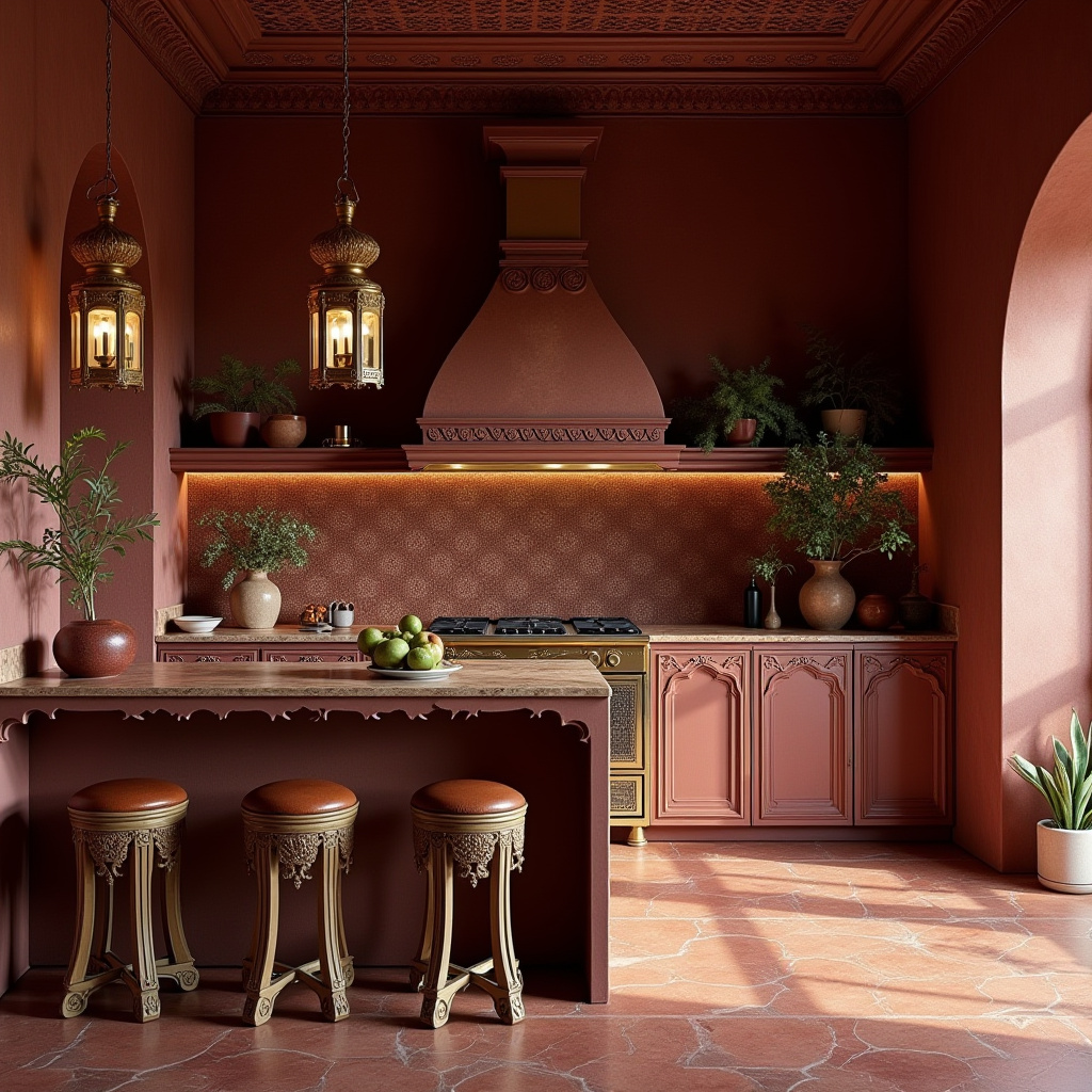 boho theme kitchen 17