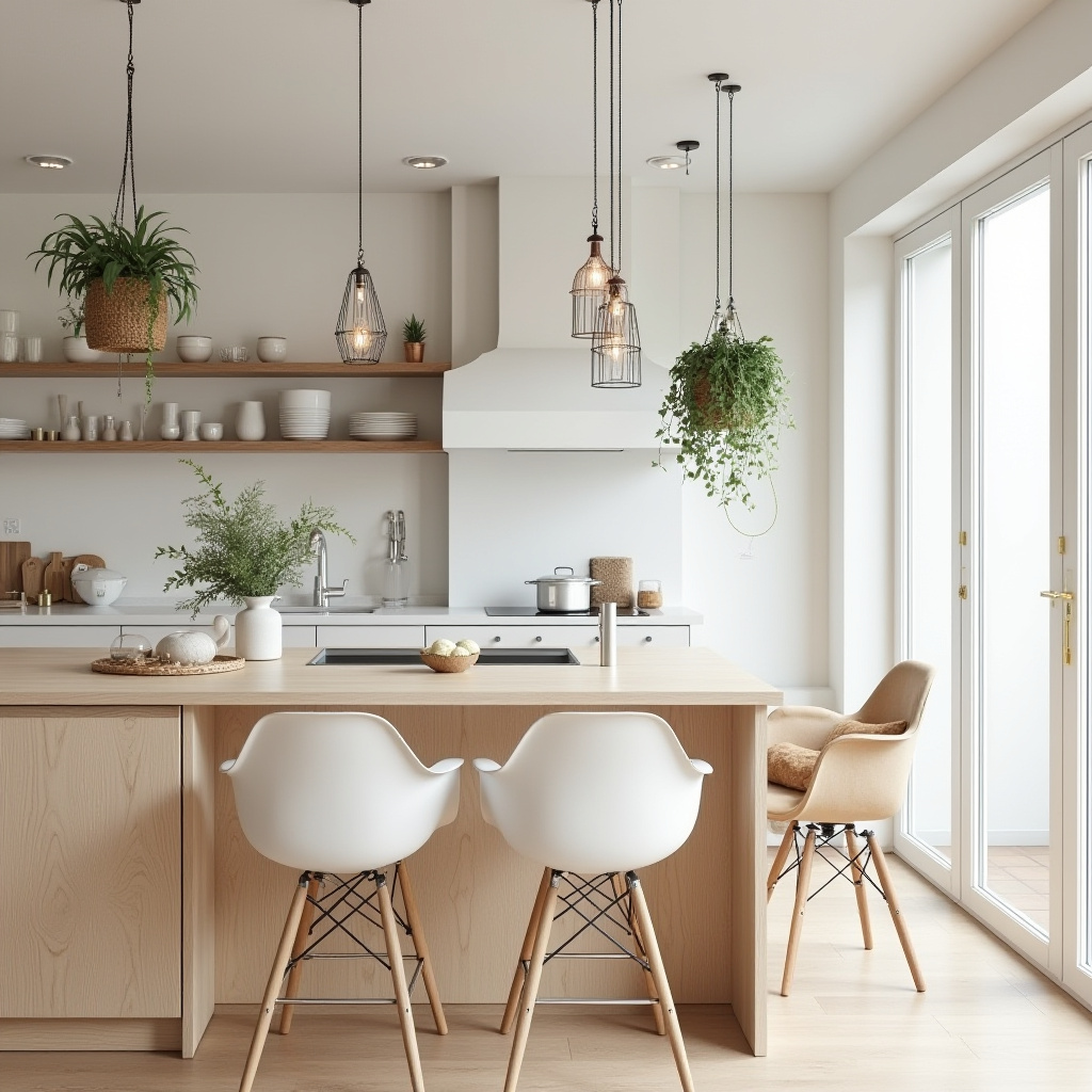 boho theme kitchen 20