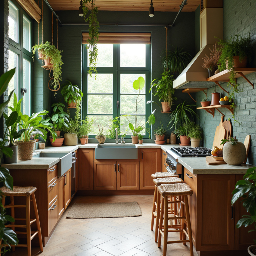 boho theme kitchen 21