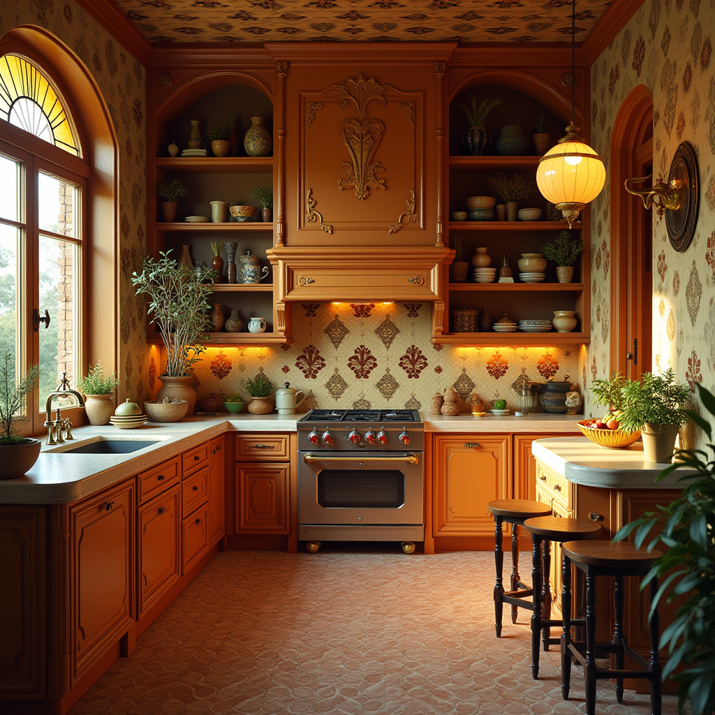 boho theme kitchen 23